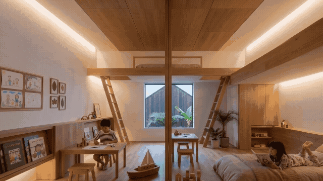 二世帯住宅 内観